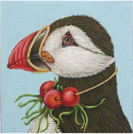 click here to view larger image of Bella the Puffin (hand painted canvases)