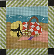 click here to view larger image of Beach Picnic (hand painted canvases)