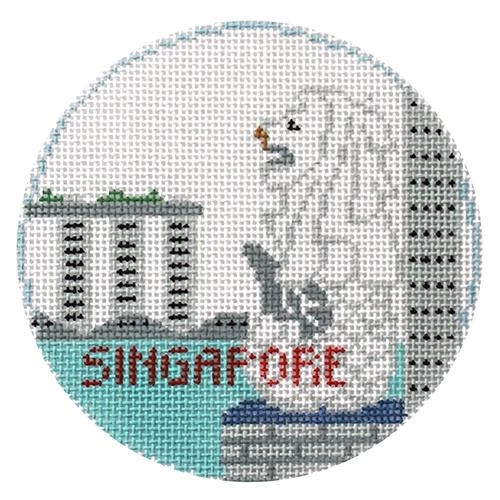 click here to view larger image of Singapore (hand painted canvases)