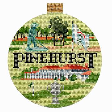 click here to view larger image of Sporting Round - Pinehurst (hand painted canvases)
