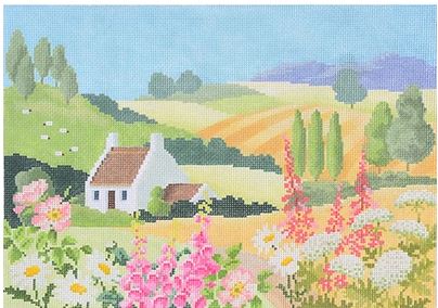 click here to view larger image of Summer English Landscape (hand painted canvases)