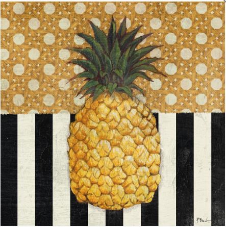 click here to view larger image of Knox Pineapple (hand painted canvases)