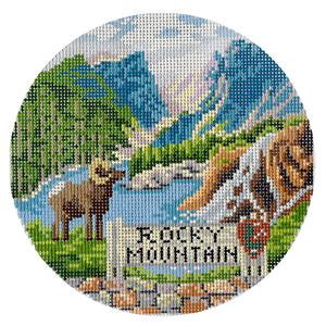 click here to view larger image of Explore America - Rocky Mountain (hand painted canvases)
