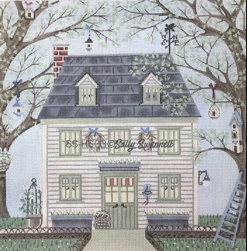 click here to view larger image of Country House (hand painted canvases)
