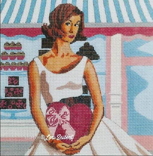 click here to view larger image of Sweet Shop Girl (hand painted canvases)