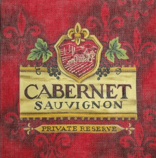 click here to view larger image of Cabernet (hand painted canvases)
