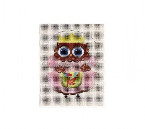 click here to view larger image of Princess Owl (hand painted canvases)