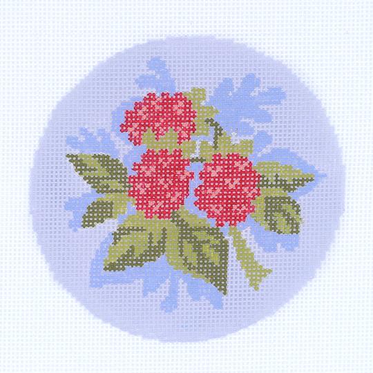 click here to view larger image of Raspberries Ornament (hand painted canvases)