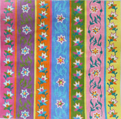 click here to view larger image of Arabesque Stripes (hand painted canvases)
