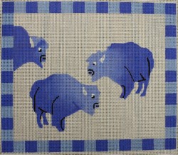 click here to view larger image of Obstinacy of Bison (hand painted canvases)