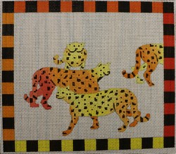 click here to view larger image of Coalition of Cheetahs (hand painted canvases)