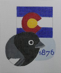 click here to view larger image of Colorado Mini-Sock (hand painted canvases)