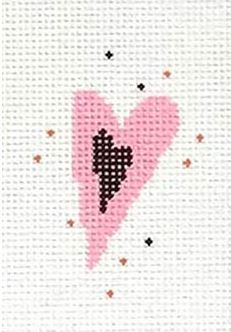 click here to view larger image of PDQ (Pretty Darn Quick) Kit - Heart (needlepoint kits)