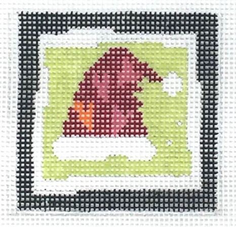 click here to view larger image of First Stitch Kit - Santa Hat (needlepoint kits)