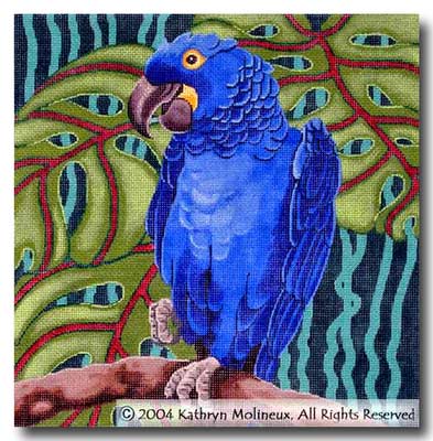 click here to view larger image of Hyacinth Macaw (hand painted canvases)