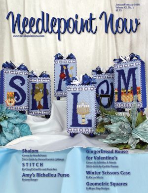 click here to view larger image of Needlepoint Now - January / February 2018 (Magazines)