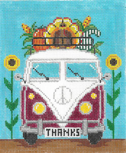 click here to view larger image of Micro Bus - Thanksgiving (hand painted canvases)
