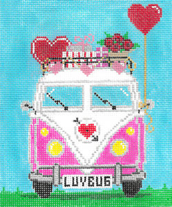 click here to view larger image of Micro Bus - Luv Bug (hand painted canvases)
