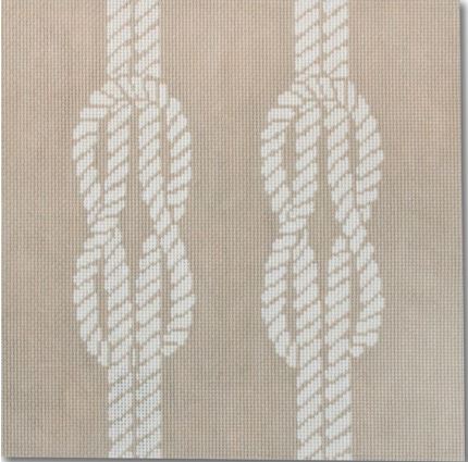 click here to view larger image of Ropes - Beige Background (hand painted canvases)