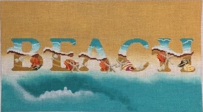 click here to view larger image of Beach (hand painted canvases)