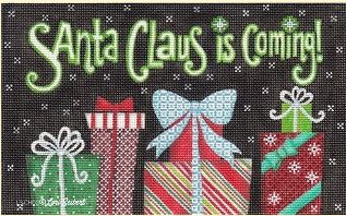 click here to view larger image of Santa Claus is Coming (hand painted canvases)