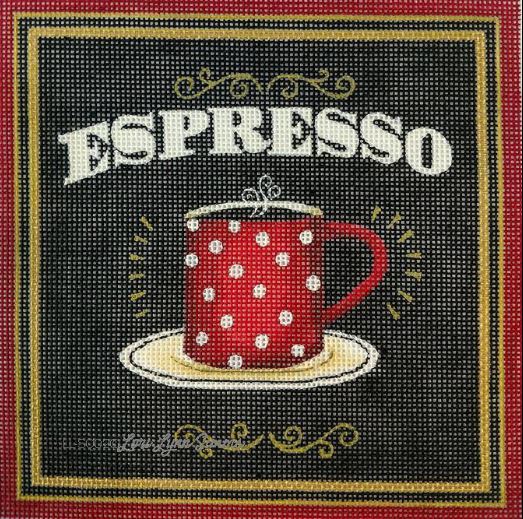 click here to view larger image of Espresso (hand painted canvases)