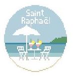 click here to view larger image of Saint-Raphael  (hand painted canvases)