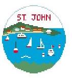 click here to view larger image of St John (hand painted canvases)