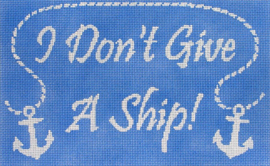click here to view larger image of I Don’t Give A Ship (hand painted canvases)
