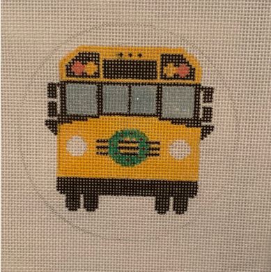 click here to view larger image of School Bus Ornament (hand painted canvases)