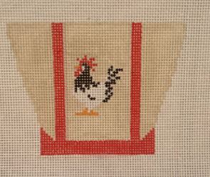 click here to view larger image of Tote Bag - Rooster (hand painted canvases)