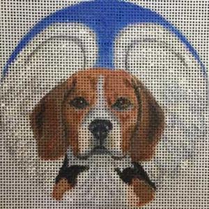 click here to view larger image of Beagle Angel  (hand painted canvases)