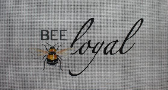 click here to view larger image of Bee Loyal (hand painted canvases)