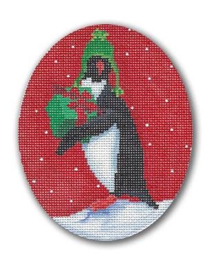 click here to view larger image of Penguins Present (hand painted canvases)