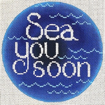 click here to view larger image of Sea You Soon (hand painted canvases)