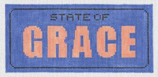 click here to view larger image of State of Grace w/Stitch Guide (hand painted canvases)