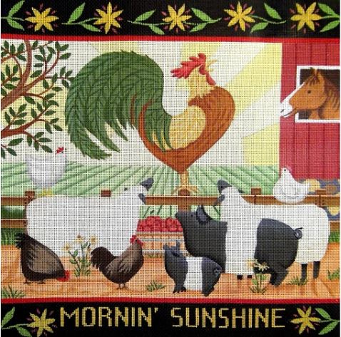 click here to view larger image of Mornin Sunshine (hand painted canvases)