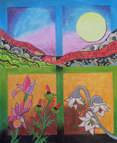 click here to view larger image of Four Seasons (hand painted canvases)