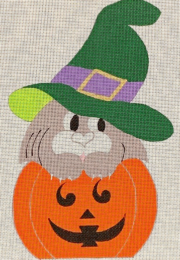click here to view larger image of PumpKitty (hand painted canvases)