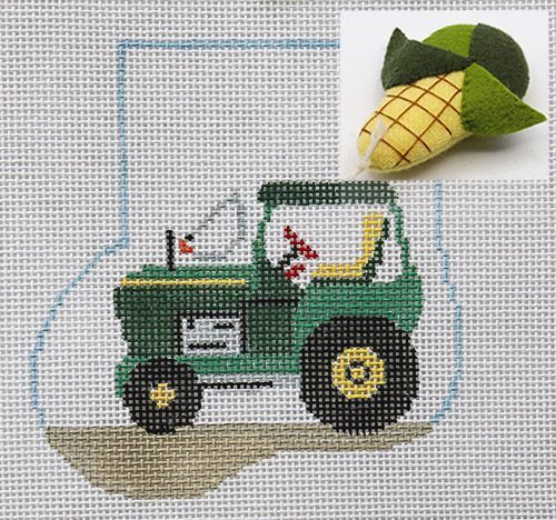 click here to view larger image of Tractor w/Corn (hand painted canvases)