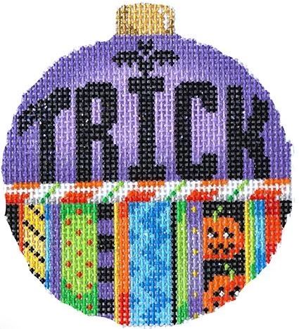click here to view larger image of Trick Ornament (hand painted canvases)