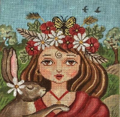 click here to view larger image of Mother of Forest Bunny (hand painted canvases)