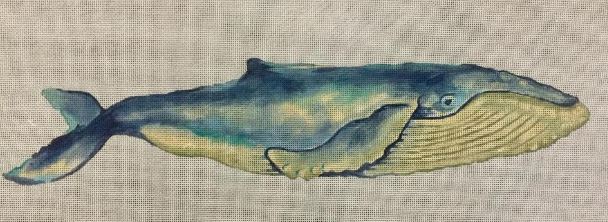 click here to view larger image of Blue Whale (hand painted canvases)
