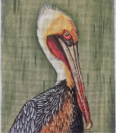 click here to view larger image of Pelican (hand painted canvases)