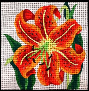 click here to view larger image of Tiger Lily (hand painted canvases)