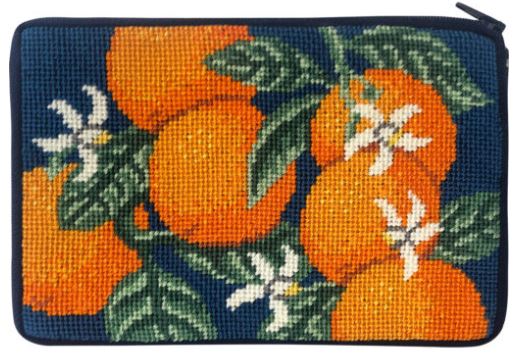 click here to view larger image of Oranges - Stitch and Zip (needlepoint kits)