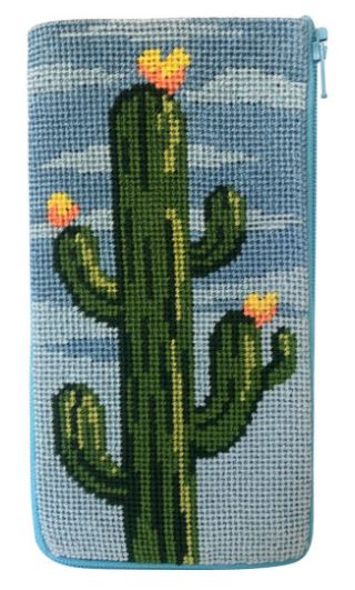 click here to view larger image of Flowering Cacti - Stitch and Zip (needlepoint kits)