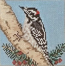 click here to view larger image of Downy Woodpecker (hand painted canvases)
