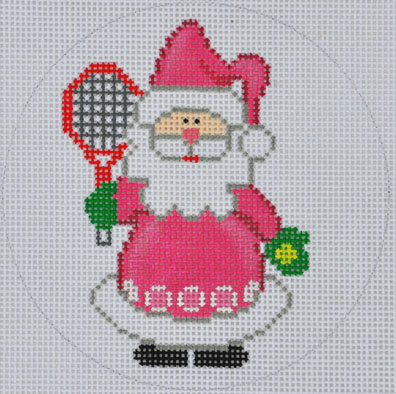 click here to view larger image of Tennis Santa (hand painted canvases)