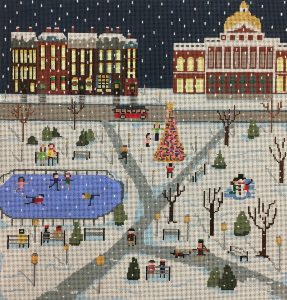 click here to view larger image of Boston Common in Winter (hand painted canvases)